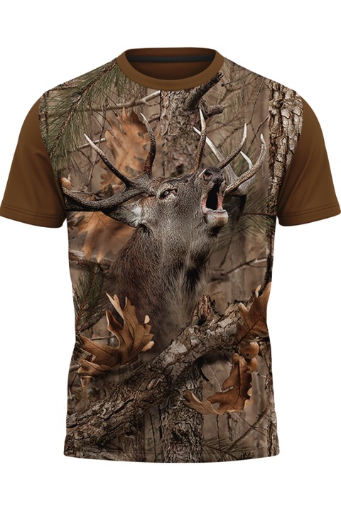 Мъжка тениска deer 2.0, къс ръкав, многоцветна, 4XL INTL