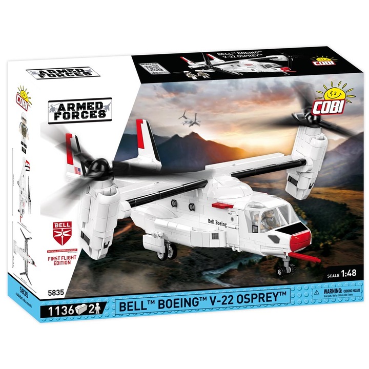 Конструктор Cobi Bell Boeing V-22 Osprey First Flight Edition, 1136 части