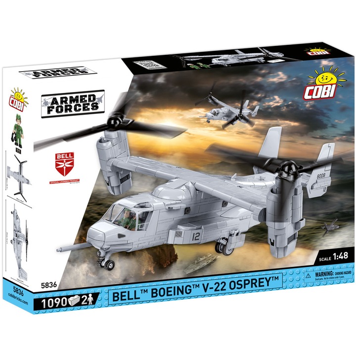 Set de Construit Bell Boeing V-22 Osprey, 1090 piese