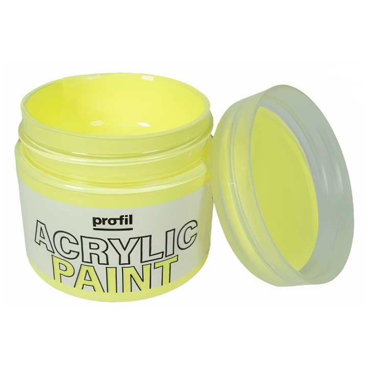 Vopsea acrilica Acrylic Paint, Profil, 50ml, Galben fluorescent 0200