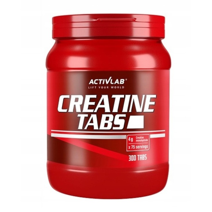 Creatina Monohidrata, ActivLab, Creatine Tabs, 300 tablete