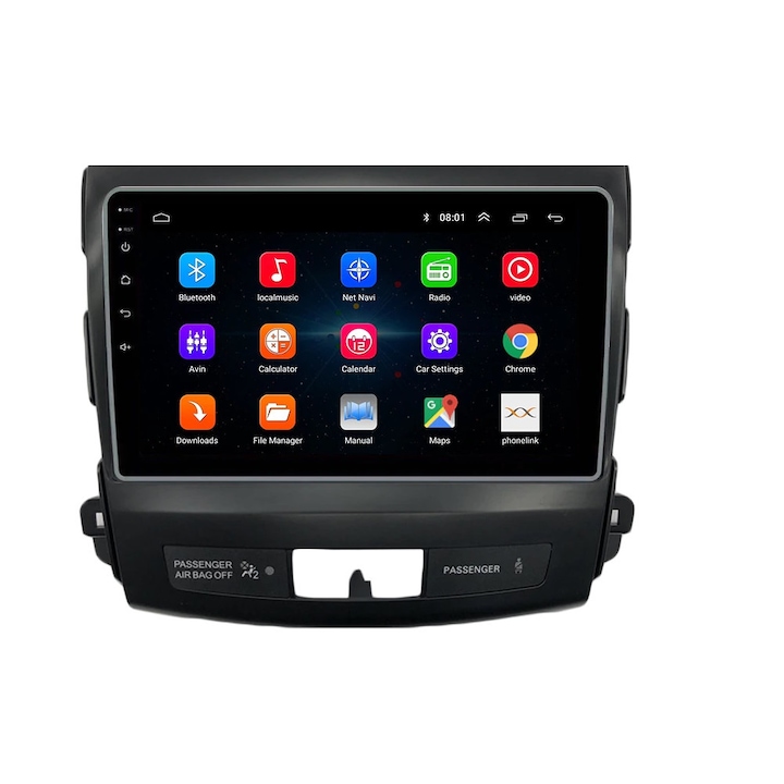 Мултимедия с нaвигация Mitsubishi Outlander, Peugeot 4007, Citroen C-Crosser Android 12 1GB+32GB
