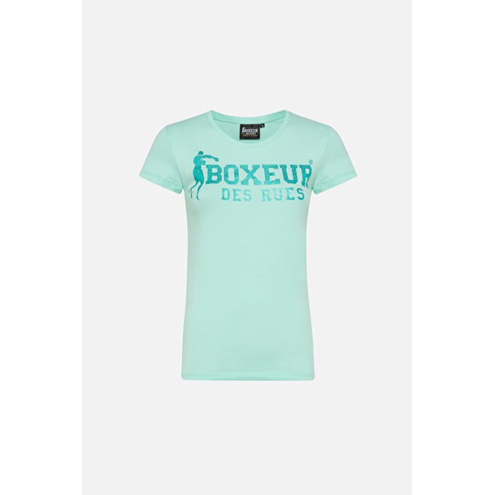 Női póló, Boxeur des rues, pamut, zöld, Zöld