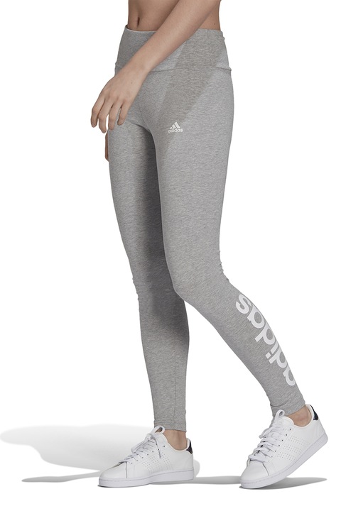 adidas Sportswear, Клин Essentials с висока талия, Сив меланж