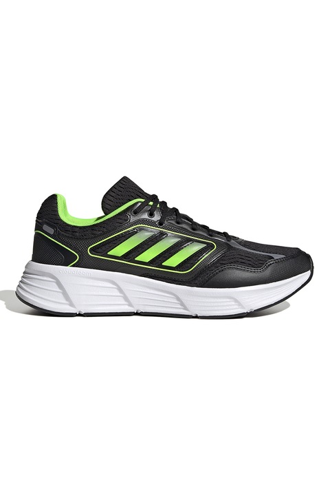 adidas Performance, Pantofi pentru alergare Galaxy Star, Verde neon/Negru