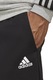 adidas Sportswear, Trening cu benzi laterale contrastante cu logo, Negru/Grej