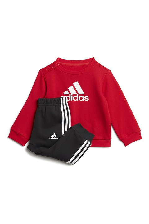 adidas Sportswear, Badge of Sport logós szabadidőruha, Piros/Fehér/Fekete