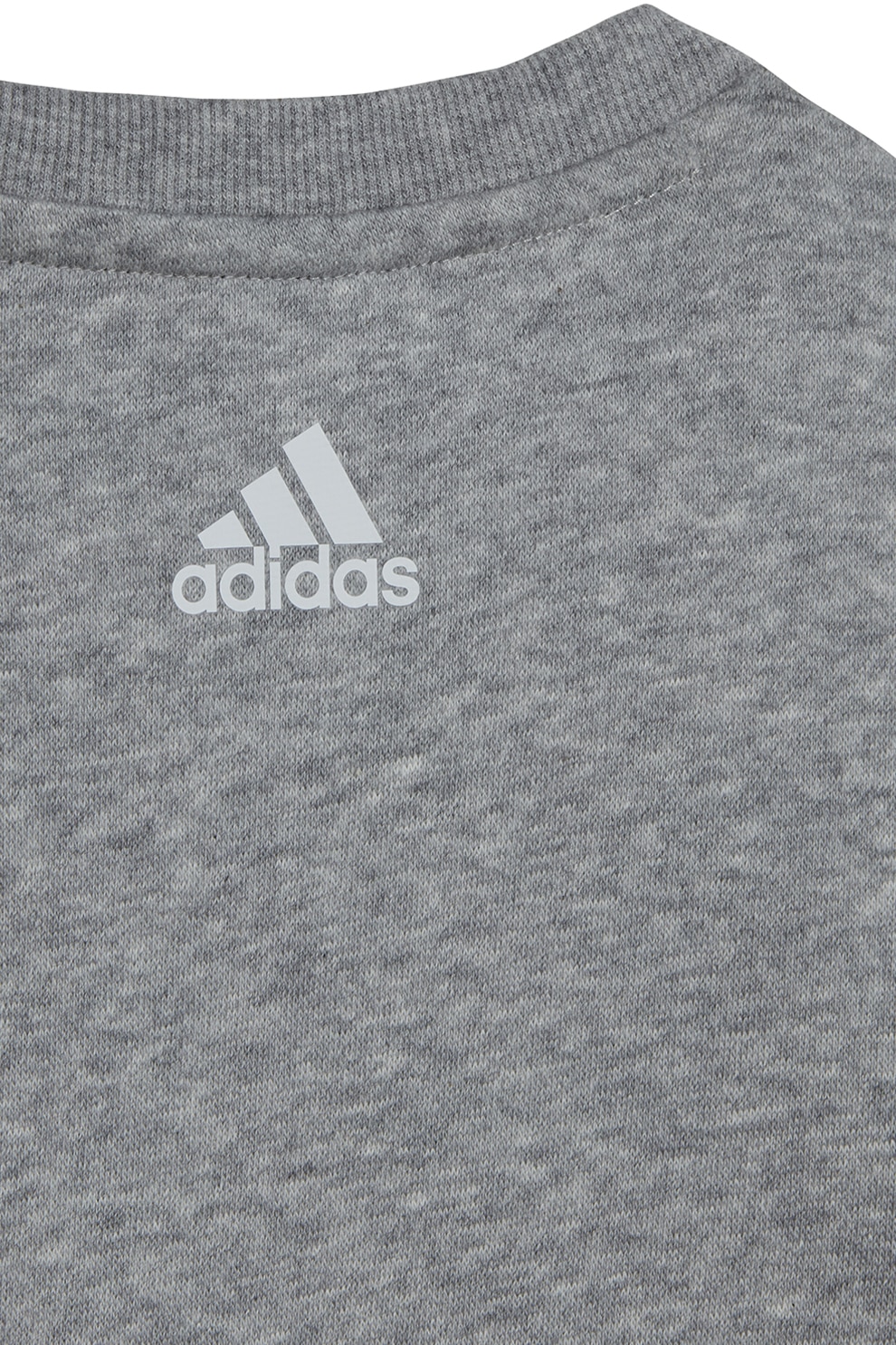 adidas Sportswear, Trening cu imprimeu logo, Negru, Gri, 74 CM eMAG.ro