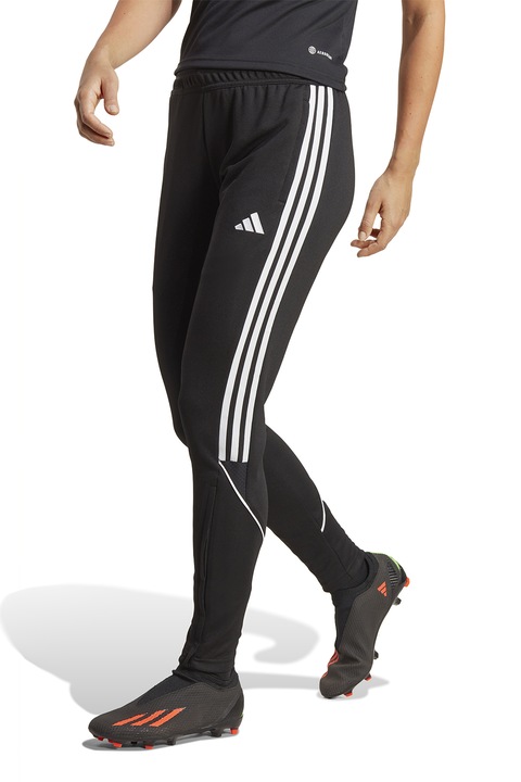 adidas Performance, Футболен панталон Tiro 23 с джобове встрани, Черен, L