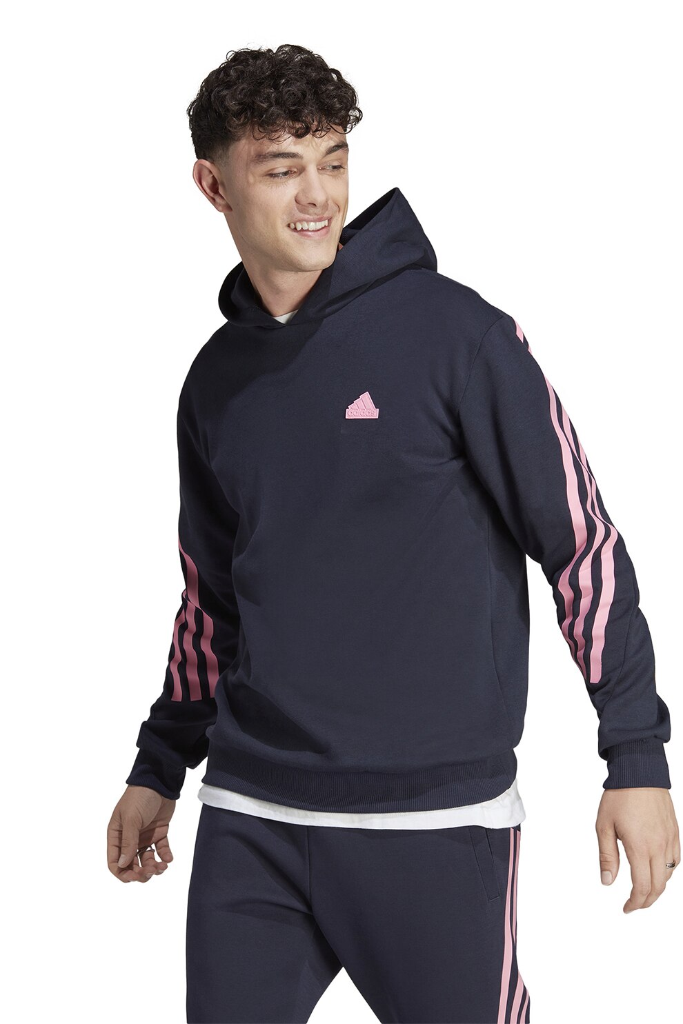 adidas Sportswear, Hanorac cu model logo Future Icons, Roz