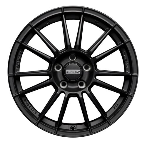 Janta aliaj FONDMETAL 9RR Matt Black 7.0x17 5x100 et45