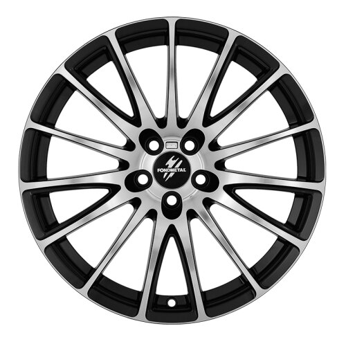 Janta aliaj FONDMETAL 7800 Matt Black Machined 6.5x16 4x98 et35
