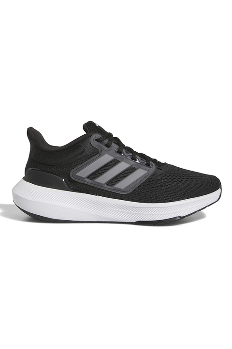 adidas Sportswear, Обувки за бягане Ultrabounce със синтетика, Черен/Сив