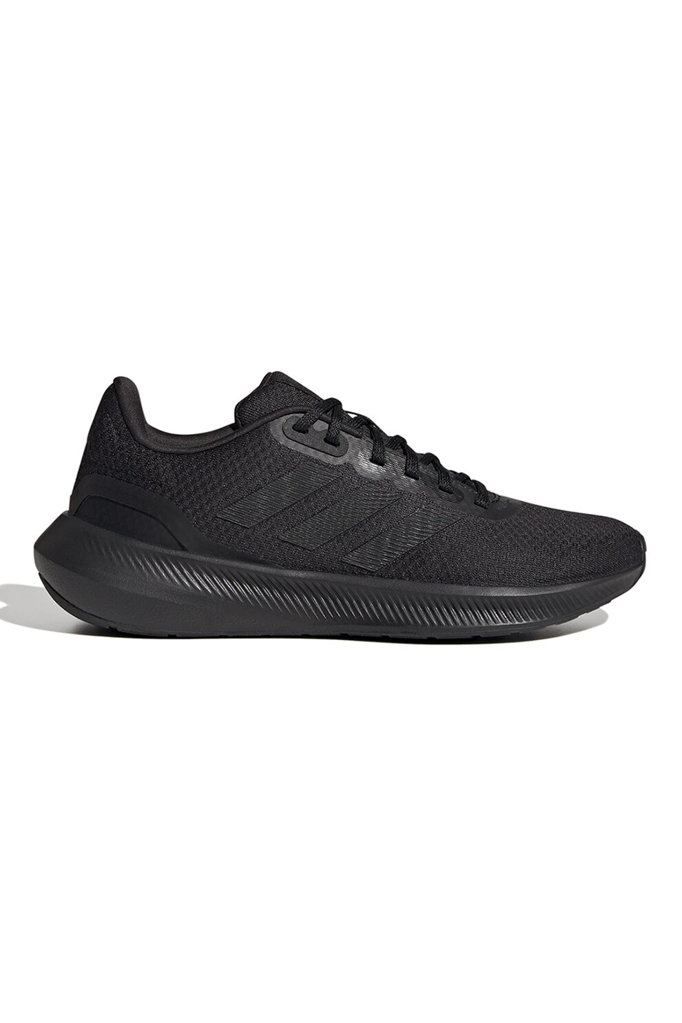 adidas Performance, Pantofi cu insertii sintetice pentru alergare Runfalcon 3.0, Negru, 5.5