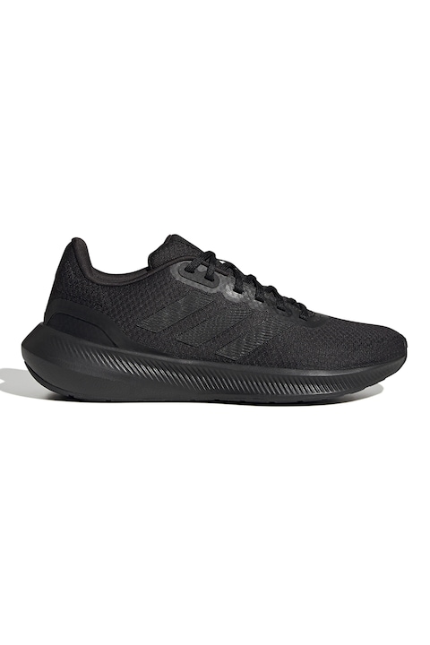 adidas Performance, Pantofi cu insertii sintetice pentru alergare Runfalcon 3.0, Negru