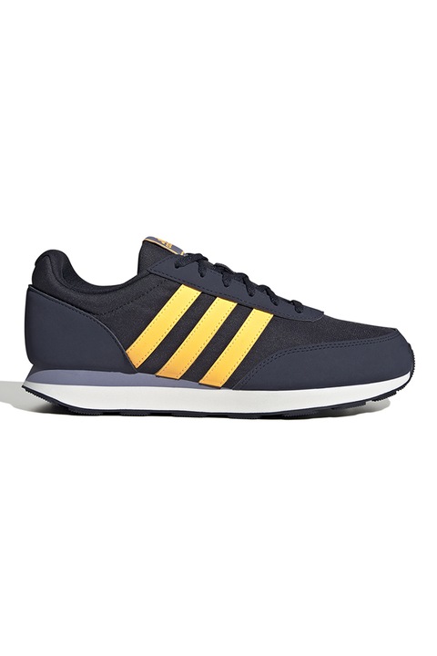 adidas Sportswear, Pantofi sport cu insertii de material textil Run 60s, Galben/Bleumarin