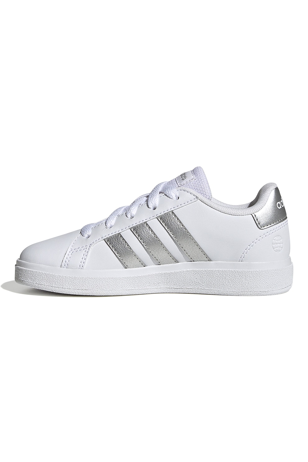 adidas Sportswear Pantofi sport Grand Court 2.0 de piele ecologica Alb Argintiu 35 EU eMAG.ro