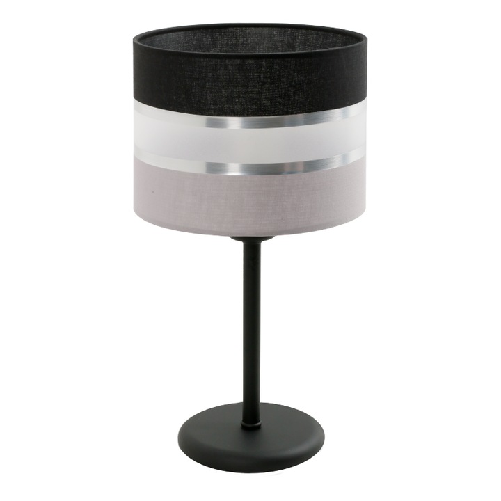 Asztali lámpa, Lampex, Donato kis lámpa ezüst Glamour hálószoba