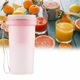 Преносим мини блендер JU4000 SIKS, Капацитет 300 ml, USB зареждане, 50W, Розов