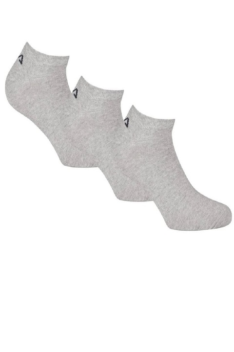 3 pár zoknikészlet Fila F9100-400, pamut/poliészter, szürke, S