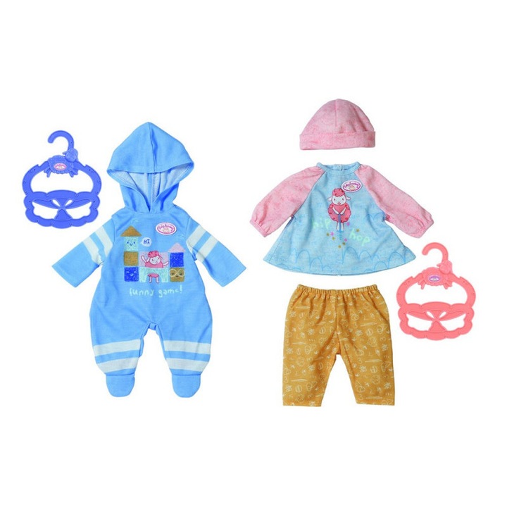 2 db-os Baby Annabell baba ruhák készlete, Inny, Textil, 3 év felett, Többszínű