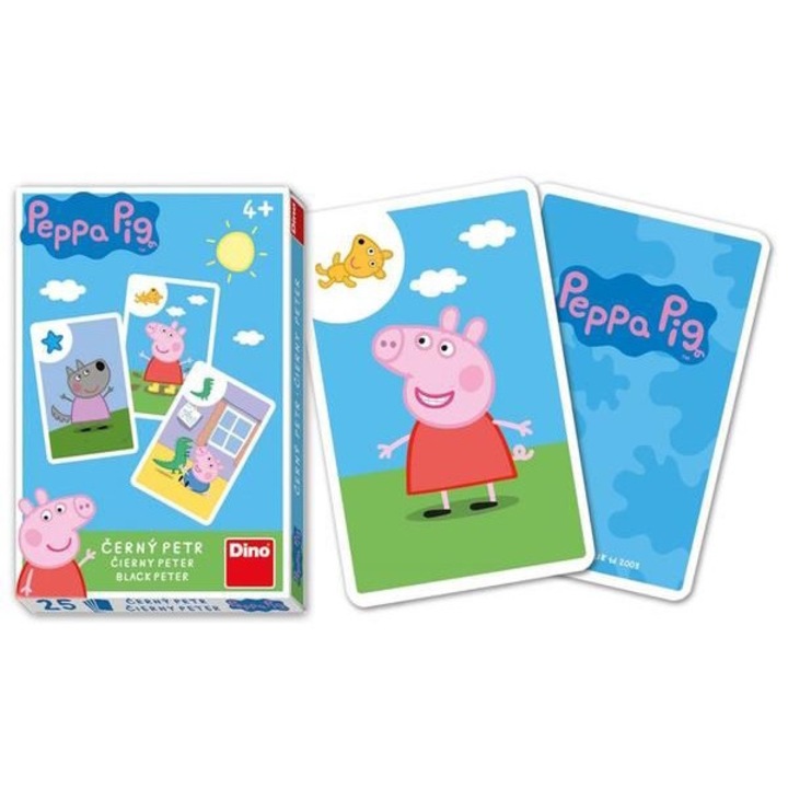 Карти за игра Pacalici, Dino, модел Peppa Pig, 25 броя, Многоцветни