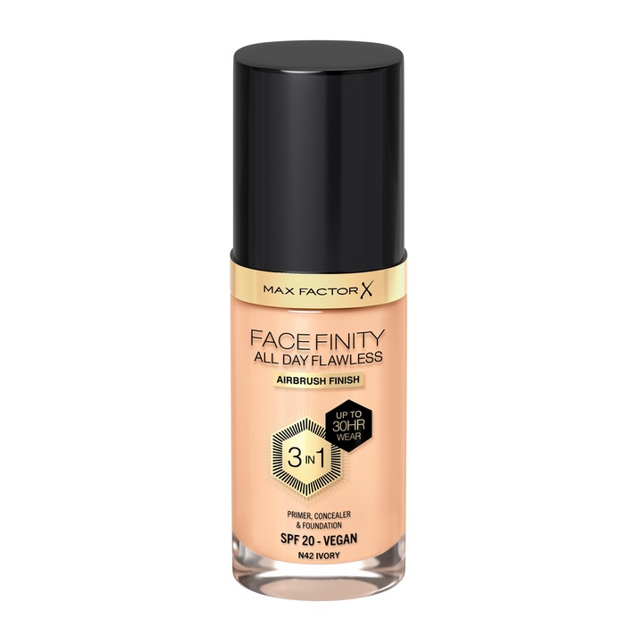 Фон дьо тен Max Factor Facefinity All Day Flawless 3-in-1, N42 Ivory, 30 мл
