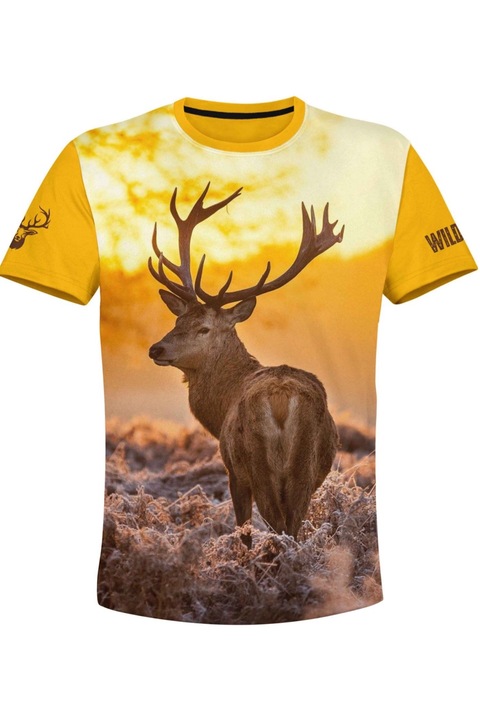 Мъжка тениска Deer 6.0, къс ръкав, многоцветна, 4XL INTL