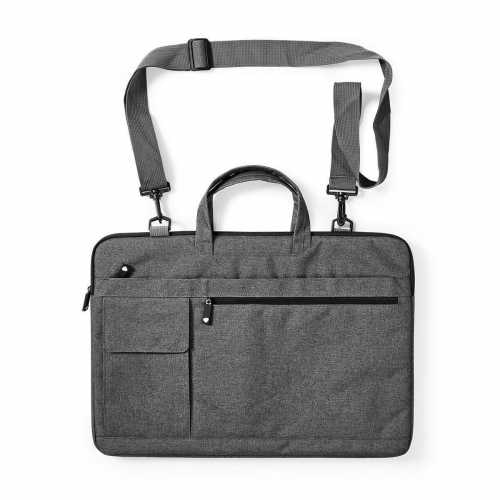 Geanta laptop 17 "- 18" Nedis, curea de umar, 8 buzunare de depozitare, negru
