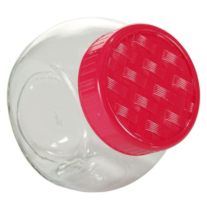 Буркан с капак Herum®, стъклен, 10 х 13 см, 750 мл, прозрачен