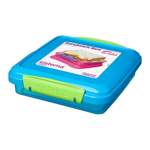 Cutie Sistema plastic sandwich cu capac colorata To Go31646, 450 ml ...