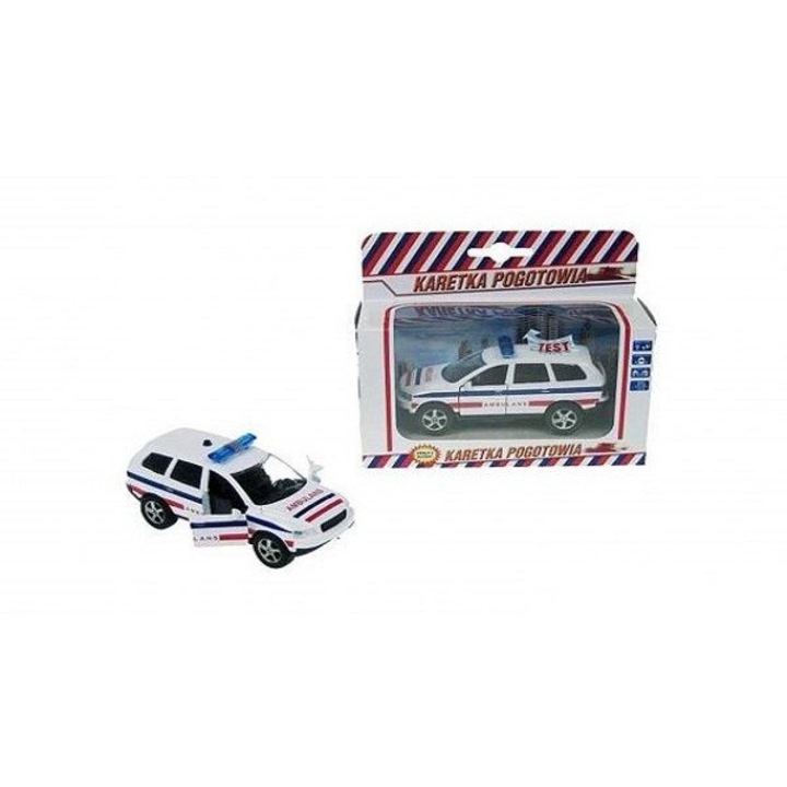 Masina de jucarie Emergency, Inny, Plastic, 3 ani+, Rosu/Alb