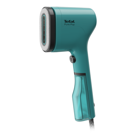 Aparat de calcat vertical cu abur Tefal Pure Pop DT2024E1, 1300 W, abur variabil pana la 20g/min, recipient apa 70 ml, incalzire rapida 15secunde, verde