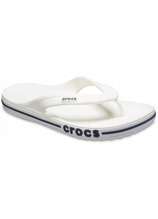 Slapi Femei, Crocs, Crocs Bayaband 205393, Alb