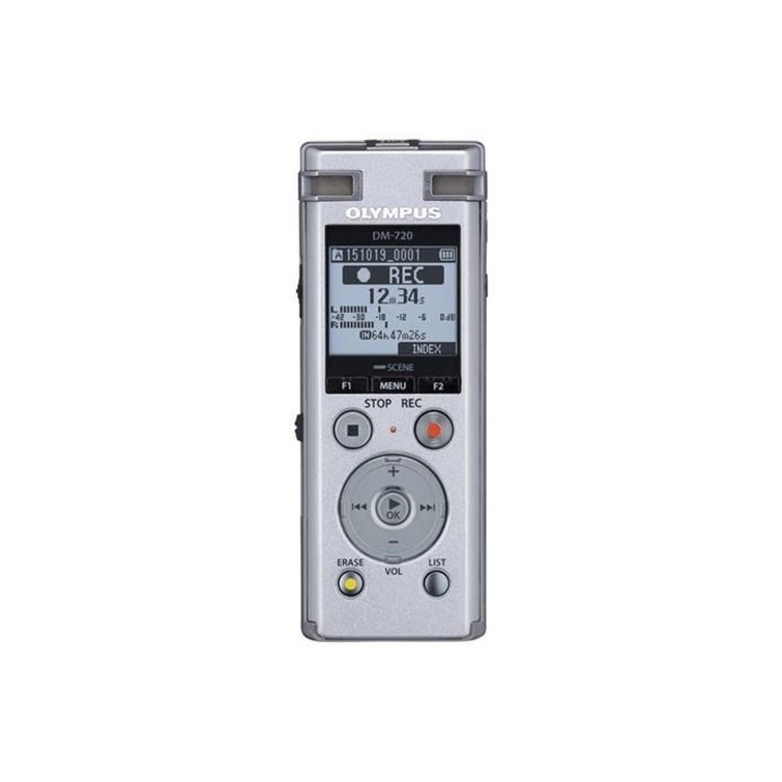 Reportofon digital, Olympus, DM-720, 4GB, Argintiu