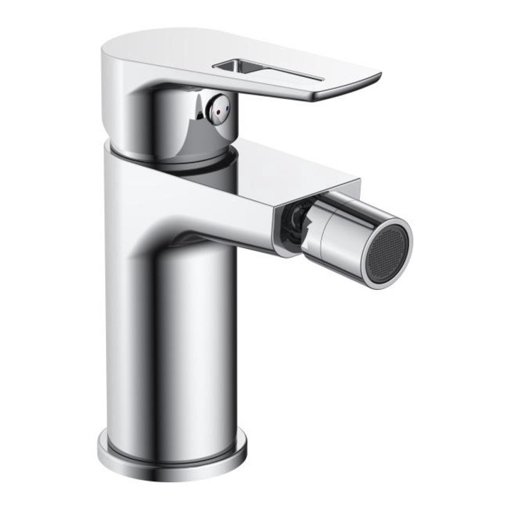 Baterie bideu, Kroner, Demetra, cu ventil, crom lucios