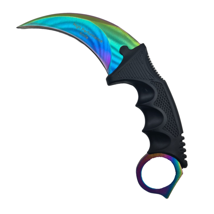 Cutit Tip Karambit, 18 cm, Husa Protectie, Snur, Fade, Dalimag