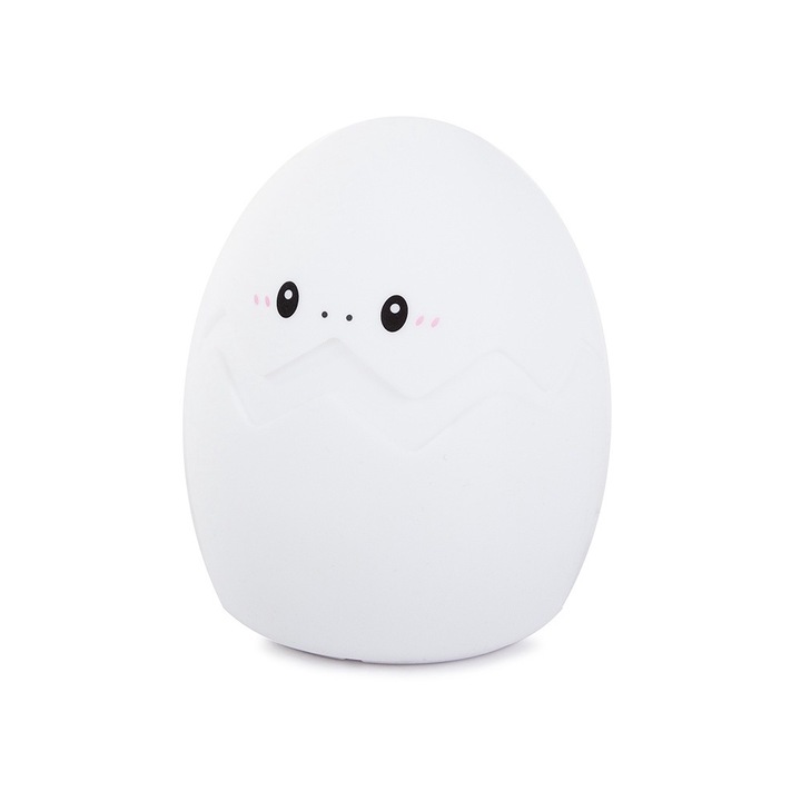 VG-24075 - Tojás gyermek éjjeli lámpa led rgb érintésvezérlés, Usb