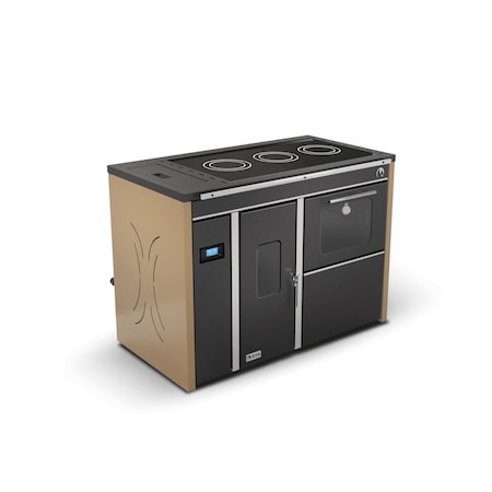 Soba tip centrala pe peleti Ignis Bosphorus 22 KW Ivory