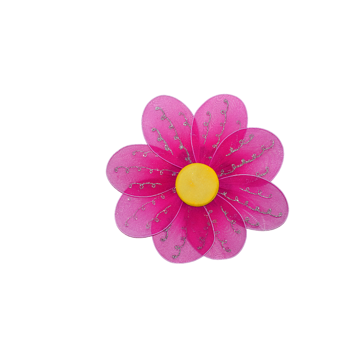 Aripi petale floare 35cm, unisex, roz aprins