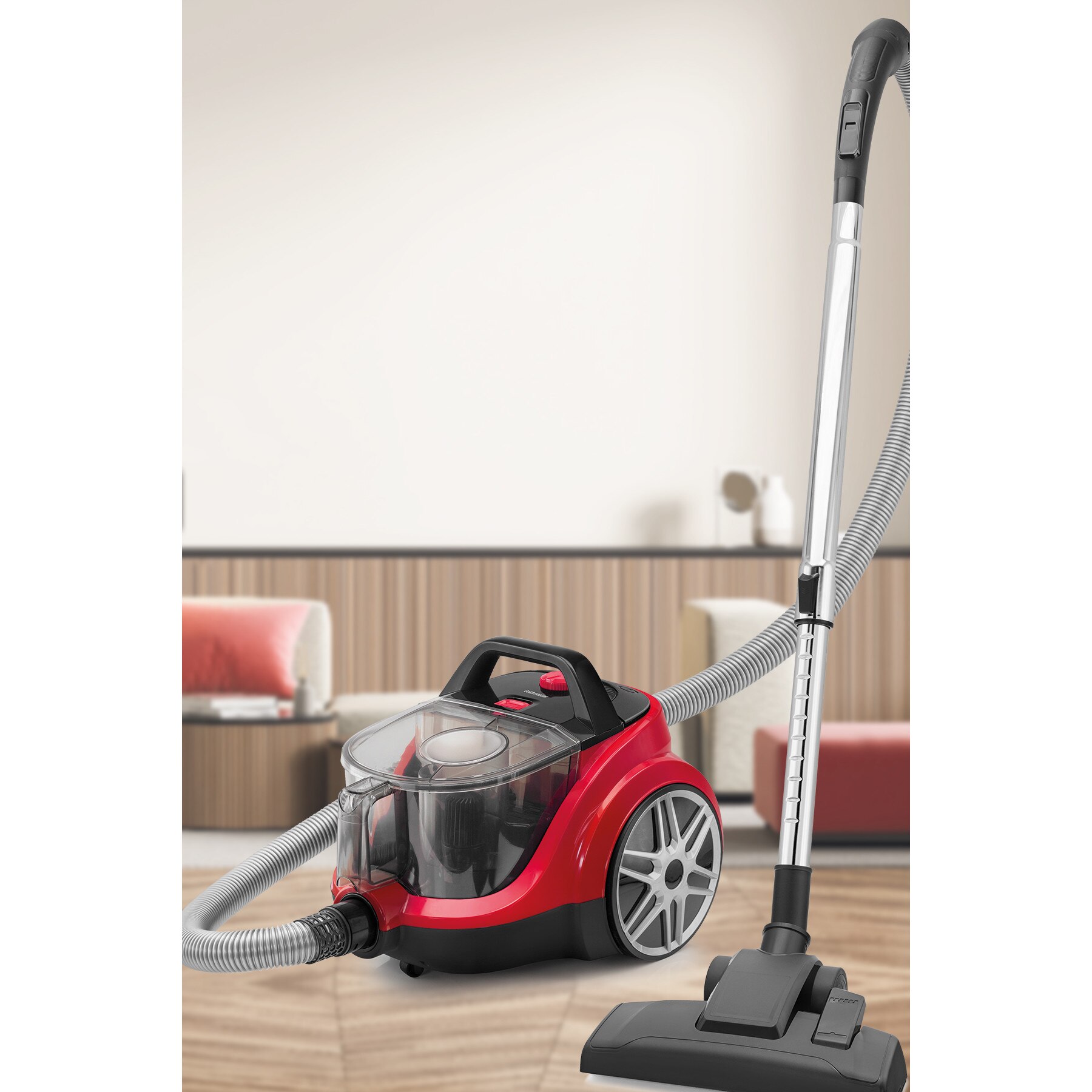 Aspirator fara sac Goldmaster Arena GM-7505, 850W, Rosu