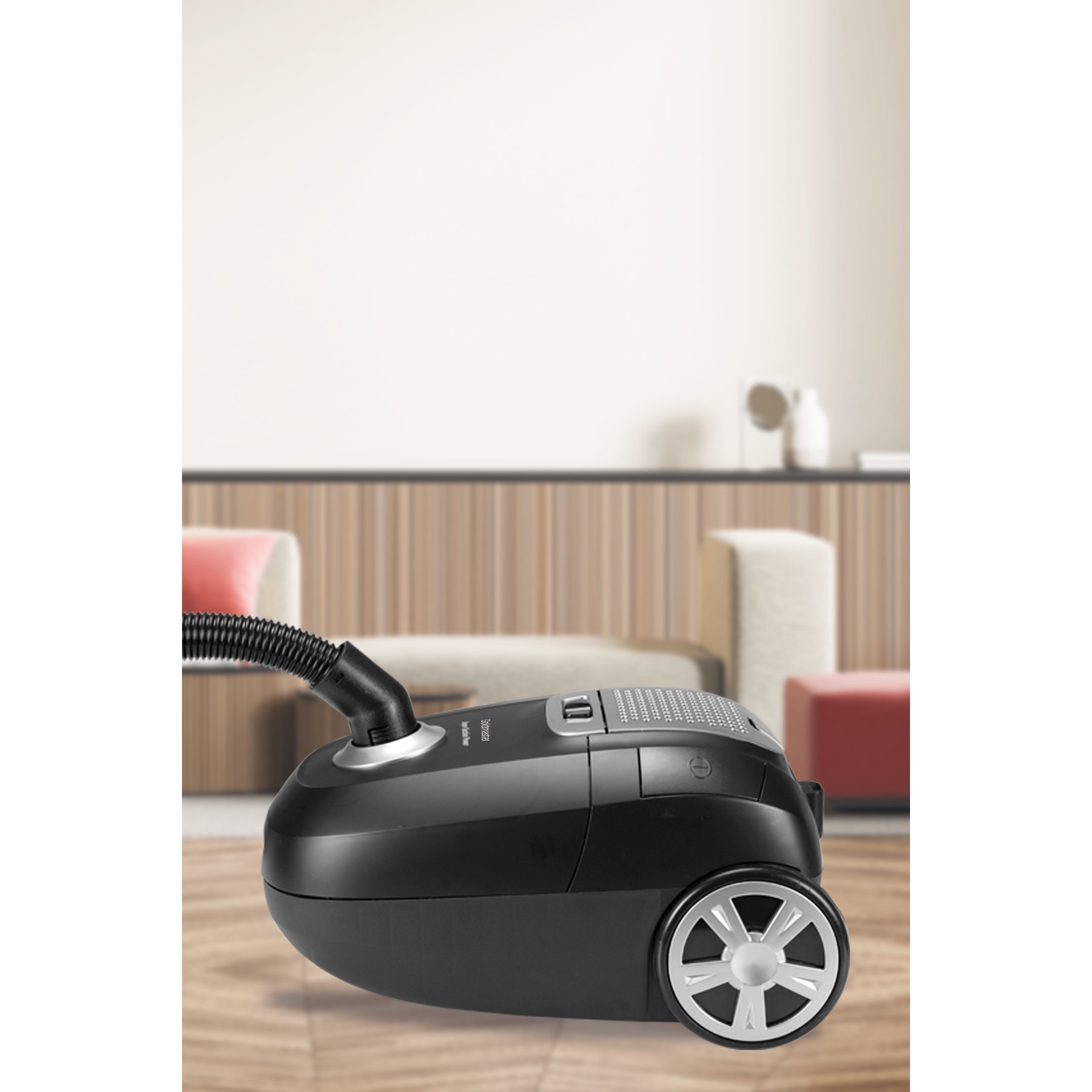 Aspirator cu sac Goldmaster Zen GM-7575S, 900W, Negru