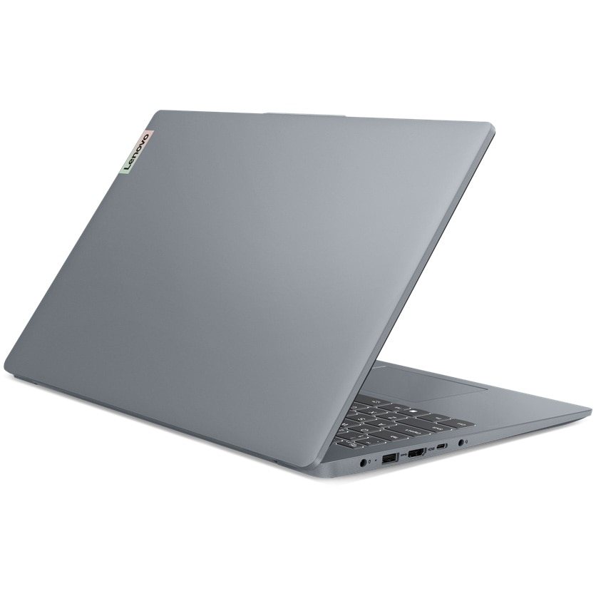 Laptop Lenovo IdeaPad Slim 3 15ABR8 cu procesor AMD Ryzen™ 7 7730U pana la 4.5 GHz, 15.6", Full HD, 16GB, 512GB SSD, AMD Radeon™ Graphics, No OS, Arctic Grey