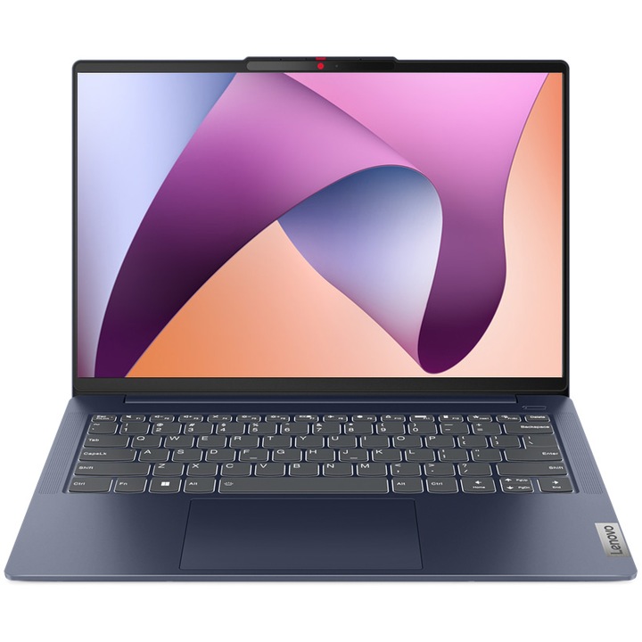 Lenovo IdeaPad Slim 5 14ABR8 14" WUXGA OLED laptop, AMD Ryzen™ 7 7730U, 16GB, 1TB SSD, AMD Radeon™ Graphics, NoOS, Nemzetközi angol billentyűzet, Kék