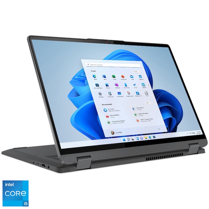 Laptop Lenovo IdeaPad Flex 5 16IAU7 cu procesor Intel® Core™ i5-1235U pana la 4.40 GHz, 16