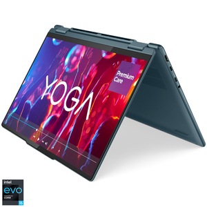 Laptop ultraportabil Lenovo Yoga 7 14IRL8 cu procesor Intel® Core™ i5-1340P pana la 4.6 GHz, 14", WUXGA, OLED, Touch, 16GB, 512GB SSD, Intel® Iris® Xe Graphics, Windows 11 Home, Tidal Teal, 3y on-site Premium Care