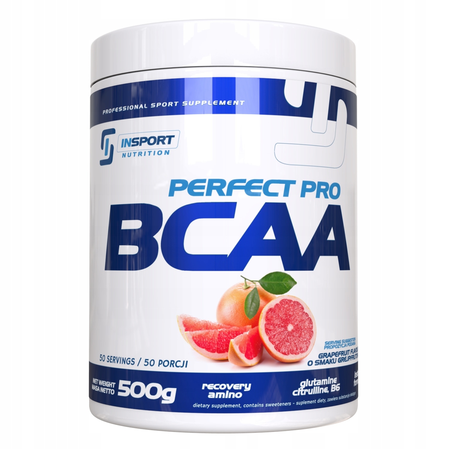 Pulbere de aminoacizi, Insport Nutrition BCAA PERFECT PRO, Citrulina