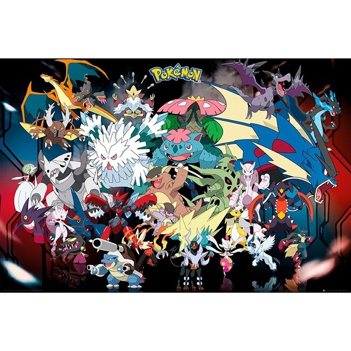 Poster POKEMON, Mega Evolution, 91.5x61