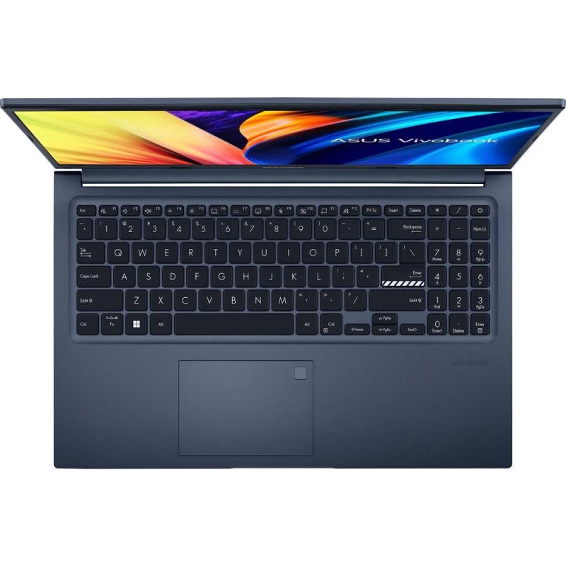 Laptop Asus VivoBook X1502ZA Procesor Intel® Core™ i5-12500H 18M Cache, up to 4.50 GHz 15.6" FHD, 16GB, 512GB SSD, Intel Iris Xe Graphics, Albastru