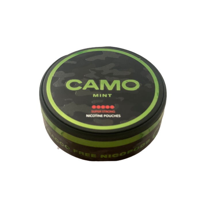 Pouch cu nicotina, Snus CAMO Mint 50mg
